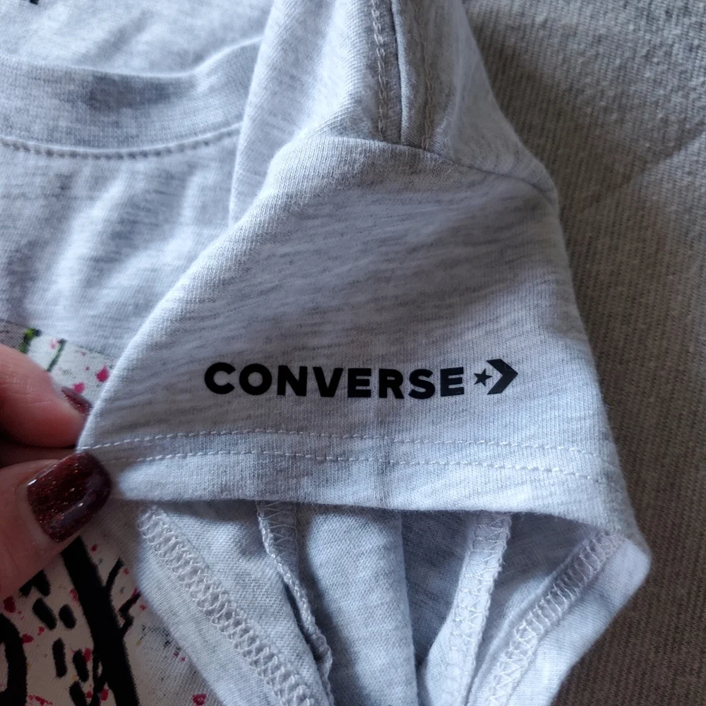 ⭐ 4/$20 Converse‎ Girls T-shirt Small NWT